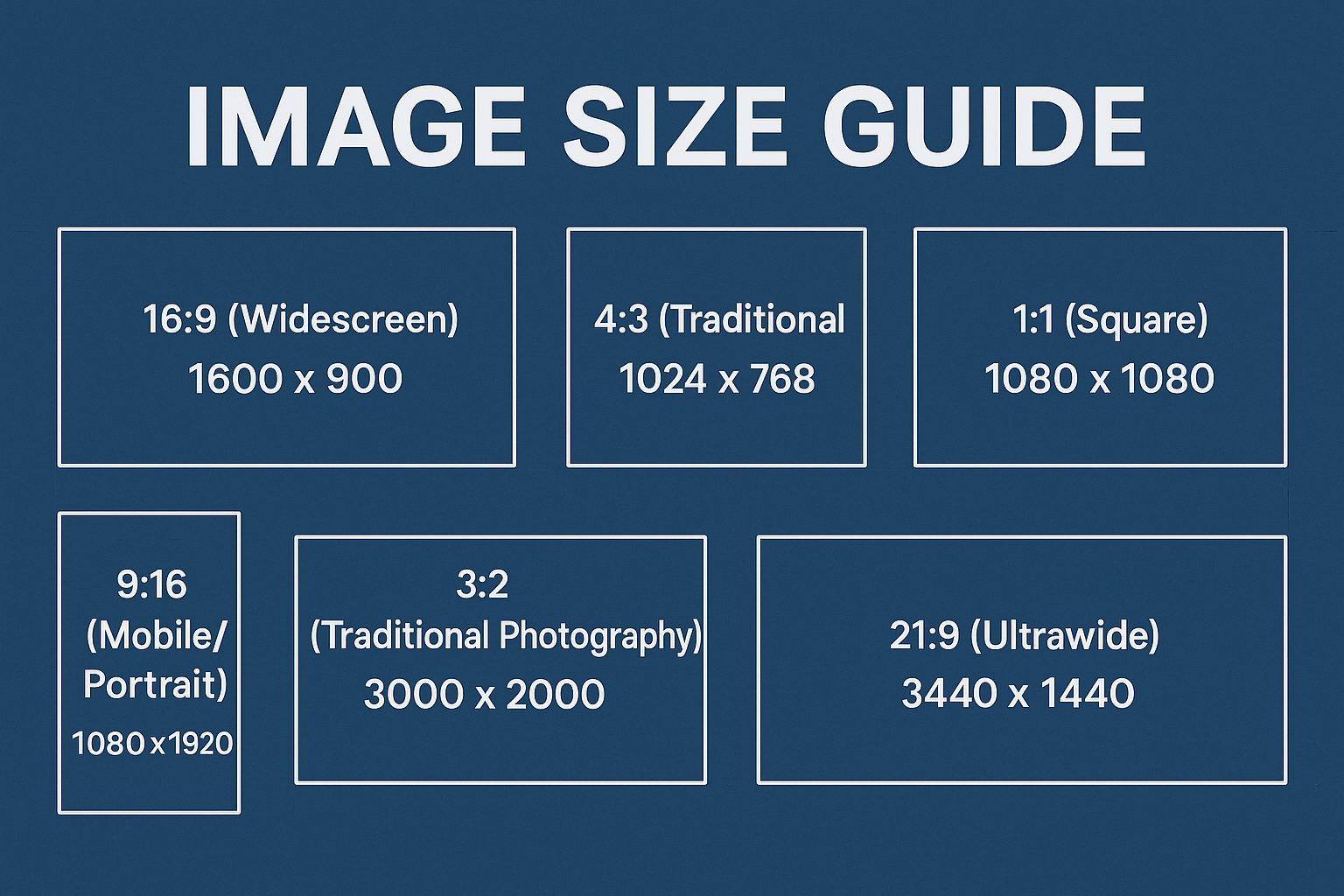 Comprehensive Image Size Guide for Digital Media
